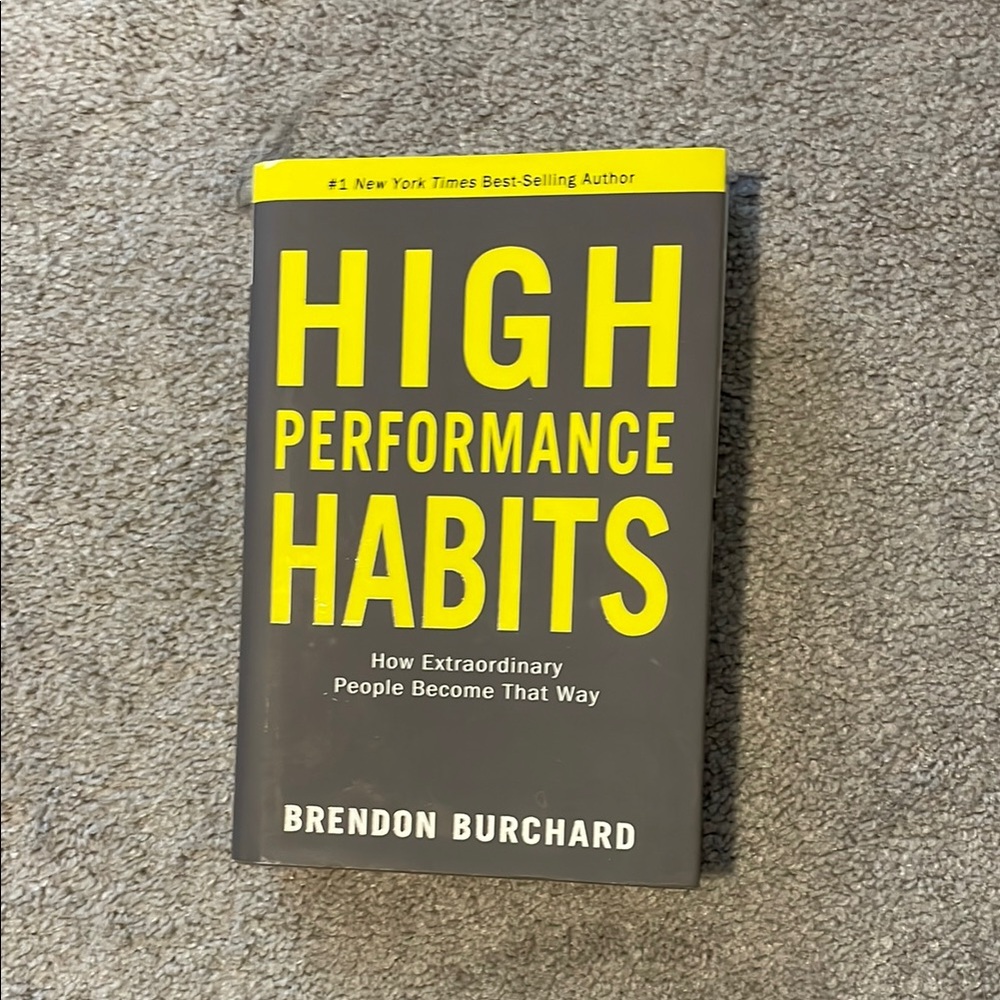 High Performance Habits hardback Book